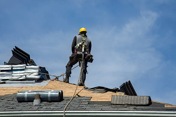 Professional Flat Roof Repair technician working in Cresco, IA